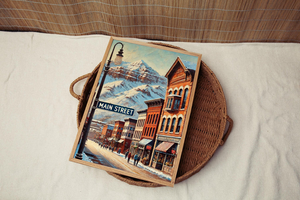 Main Street Poster - Park City, Utah, USA