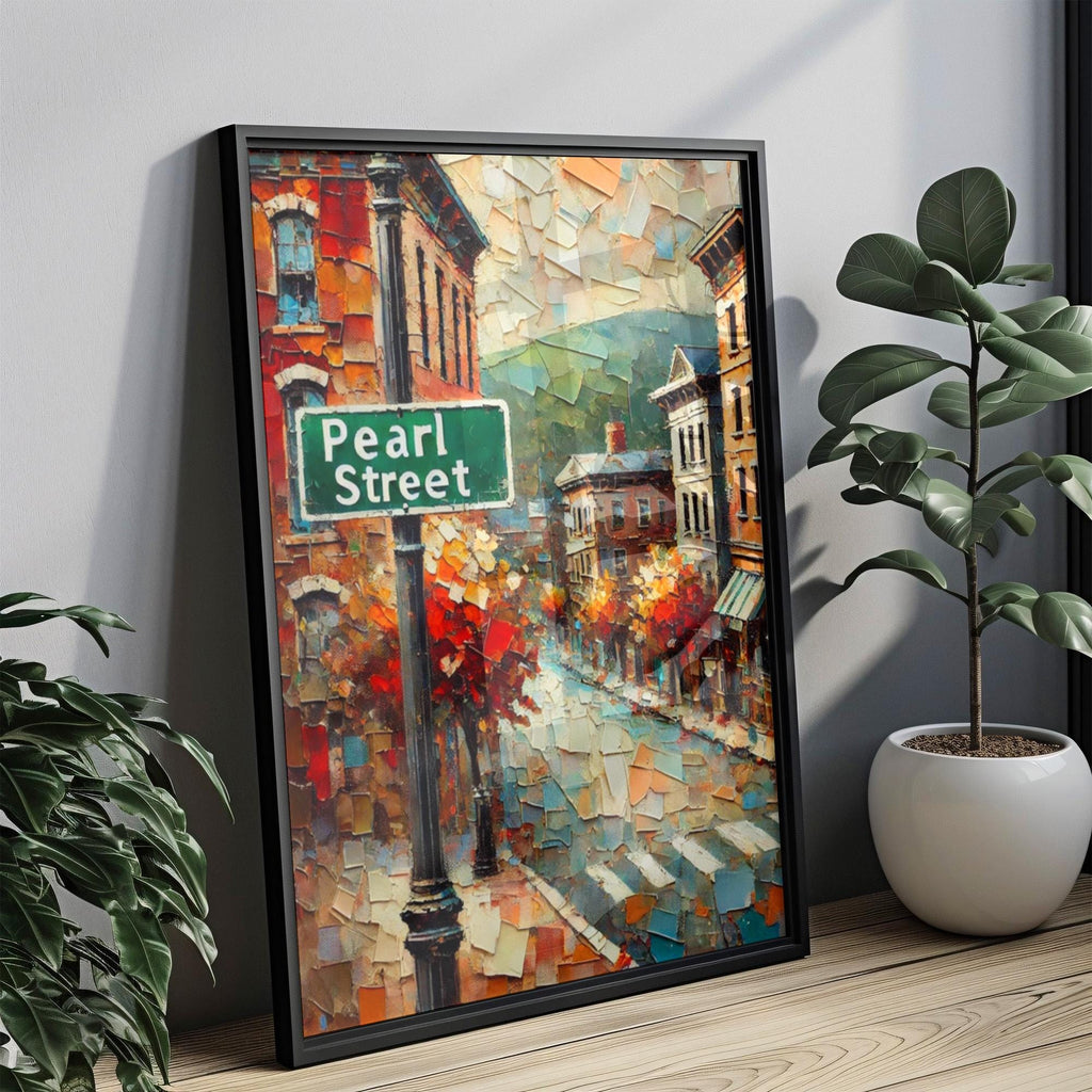 Pearl Street Wall Art - Burlington, Vermont, USA