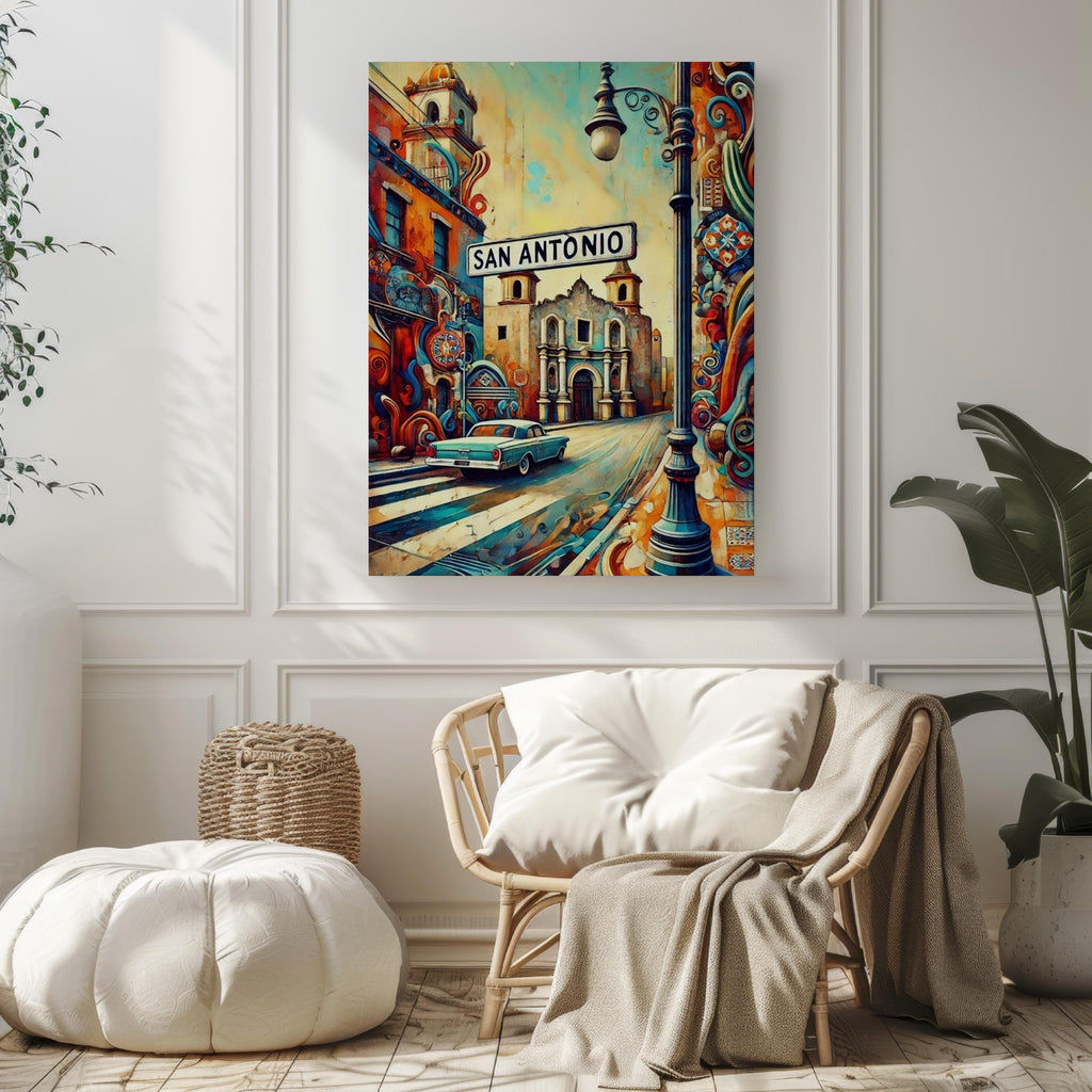 San Antonio Wall Art - San Antonio, Texas, USA