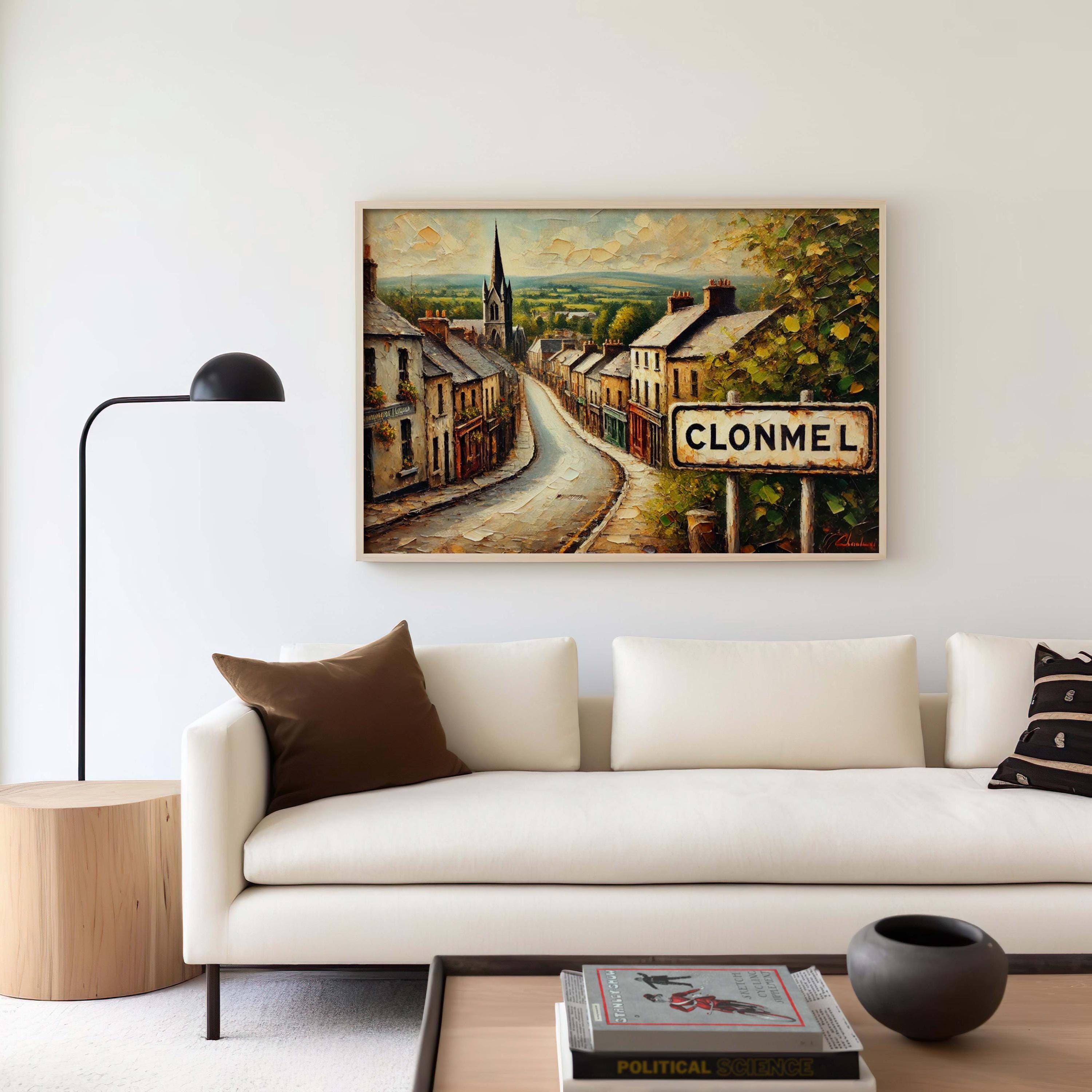 Clonmel Minimalist Print - Clonmel, Ireland