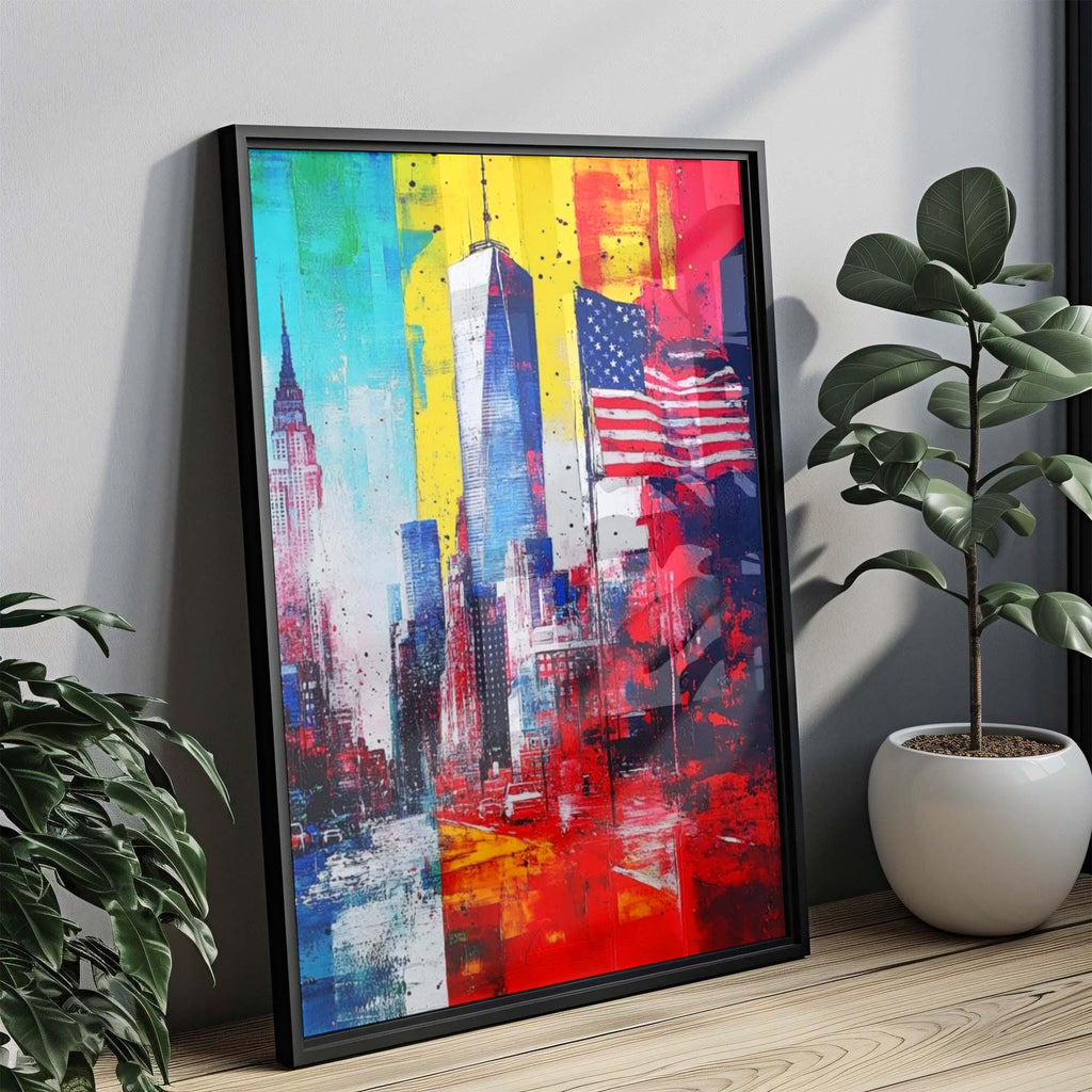 City Skyline Print Modern - United States