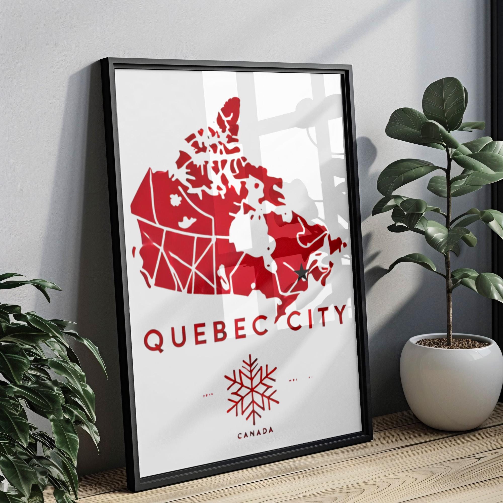Quebec City Travel Poster - Quebec City, Canada