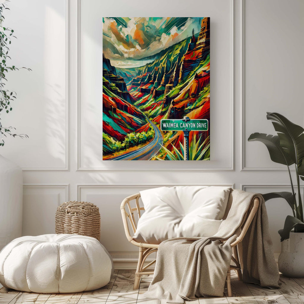 Waimea Canyon Drive Print - Hawaii, USA