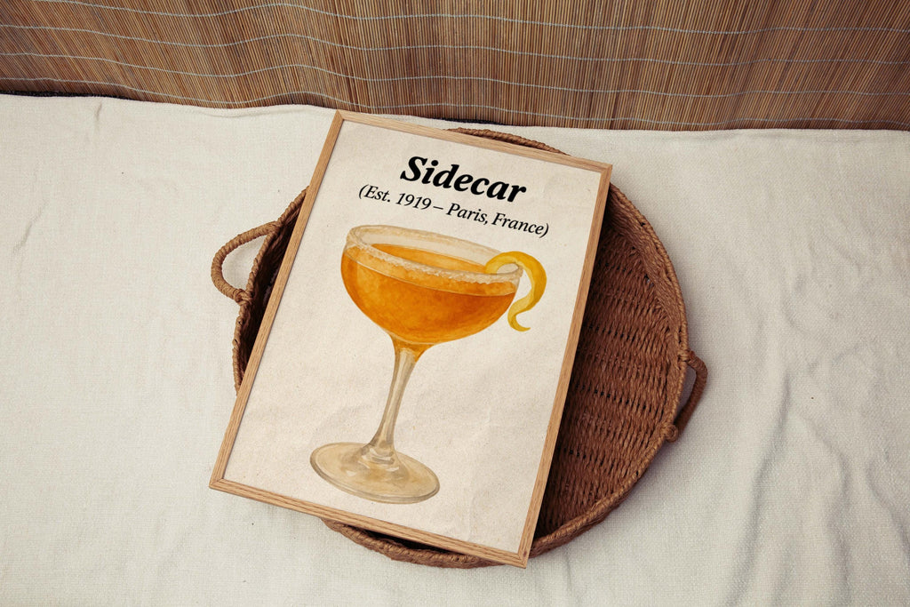 Sidecar Cocktail Print