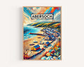 Abersoch Art Print - Coastal Wall Art, Wales Travel Poster, Housewarming Gift, Abersoch Travel Print, European Artwork, England Home Decor