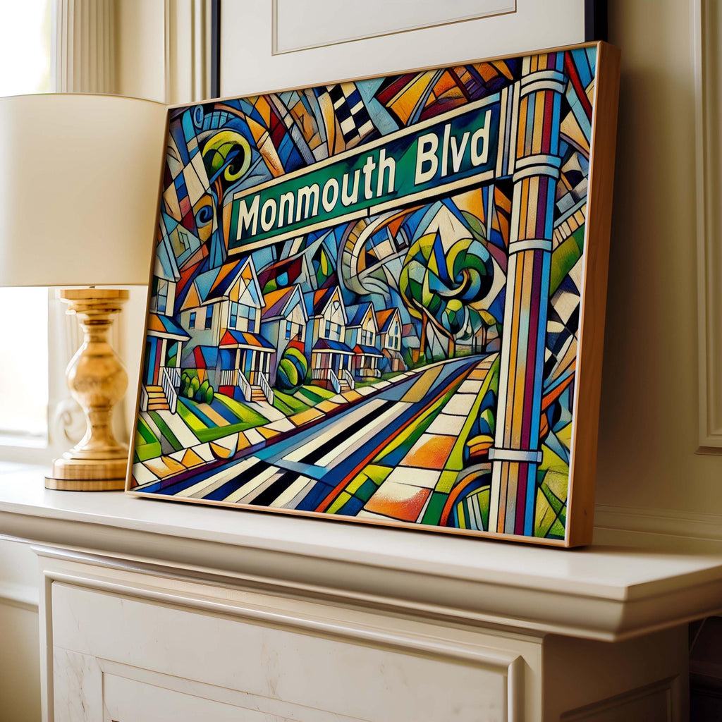 Monmouth Boulevard Print - Oceanport, New Jersey, USA
