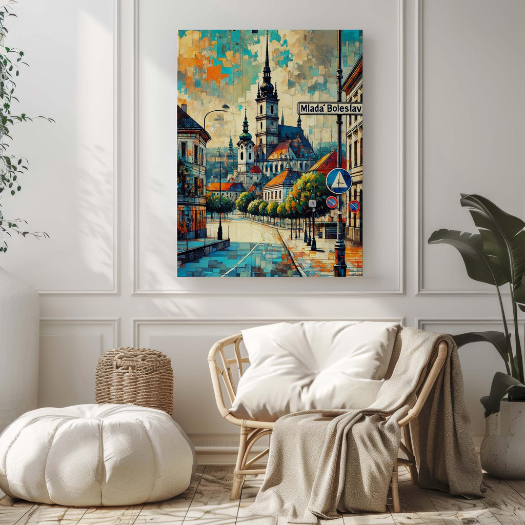 Mlada Boleslav Travel Print - Czech Republic
