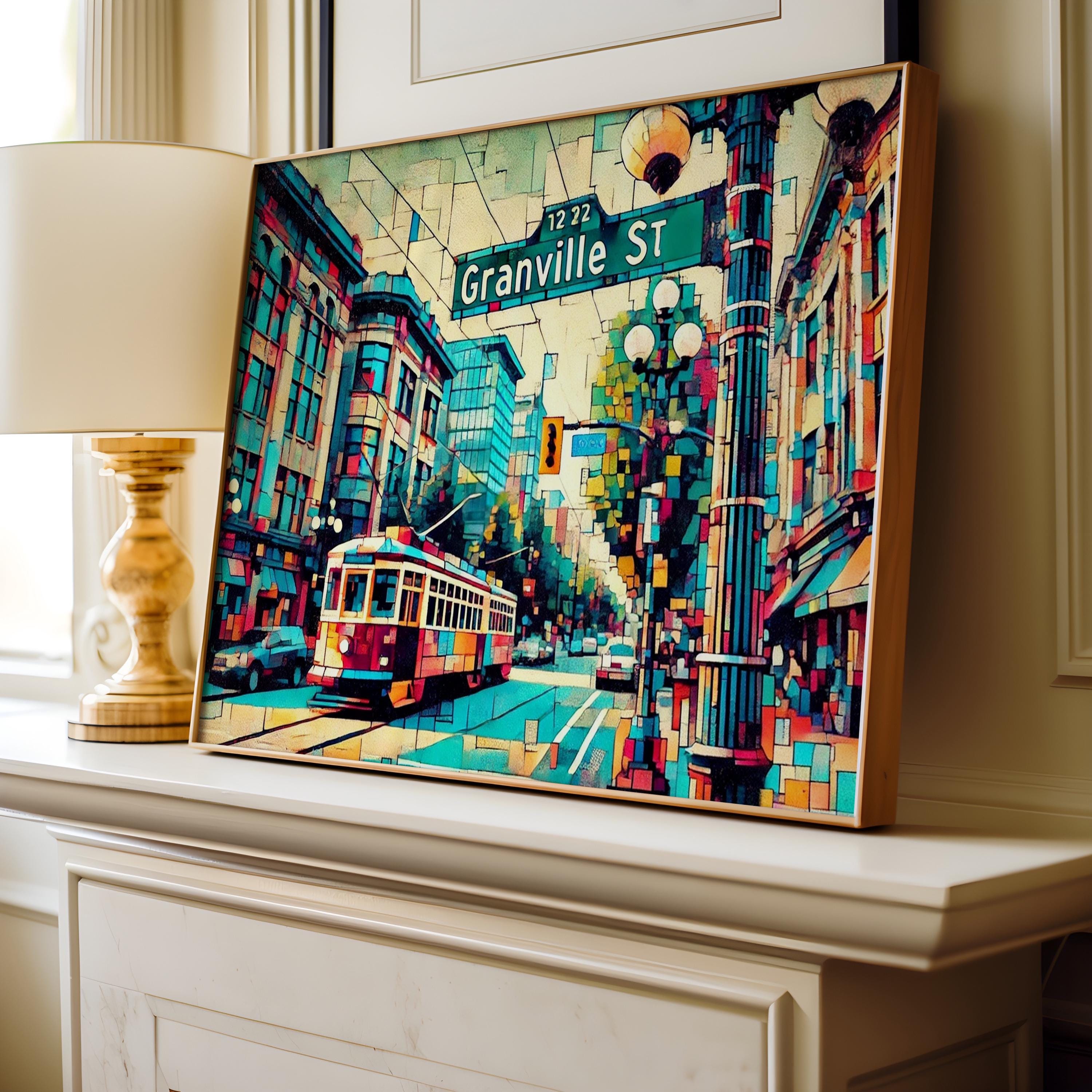 Granville St Print - Vancouver, Canada