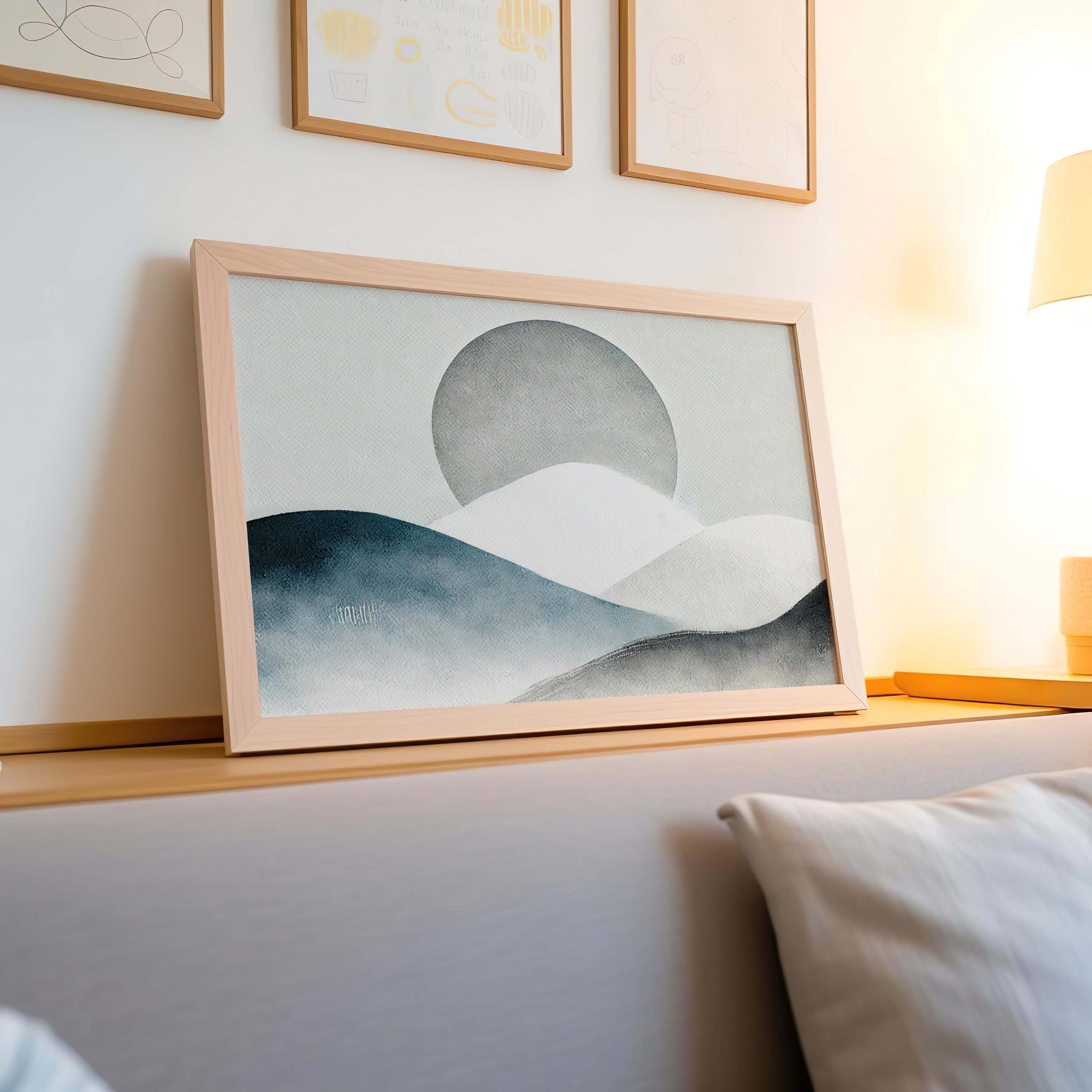Snowy Mountain Wall Art Scenic Decor