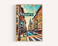 Walnut St Print - Philadelphia, Pennsylvania, USA