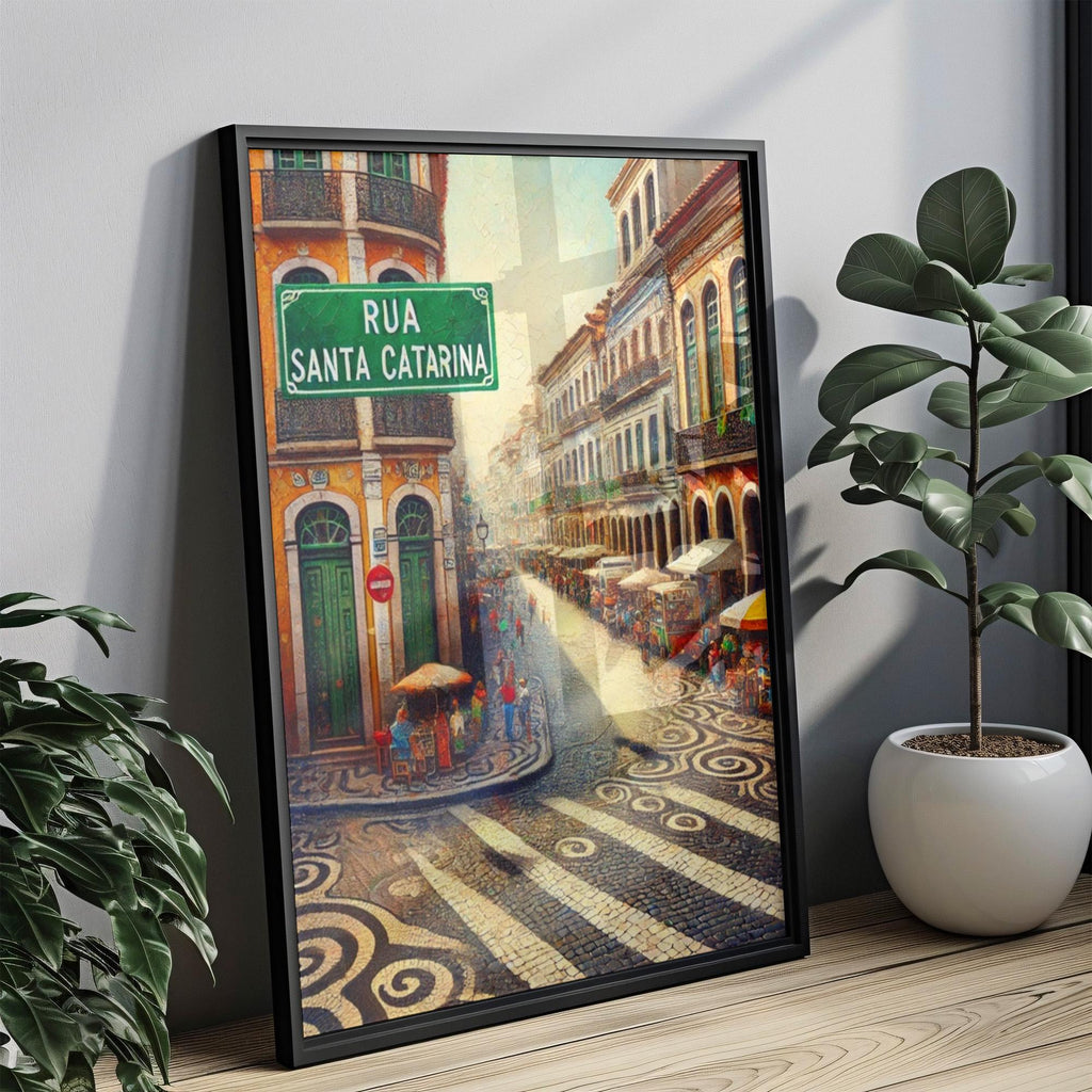 Rua Santa Catarina Print - Porto, Brazil