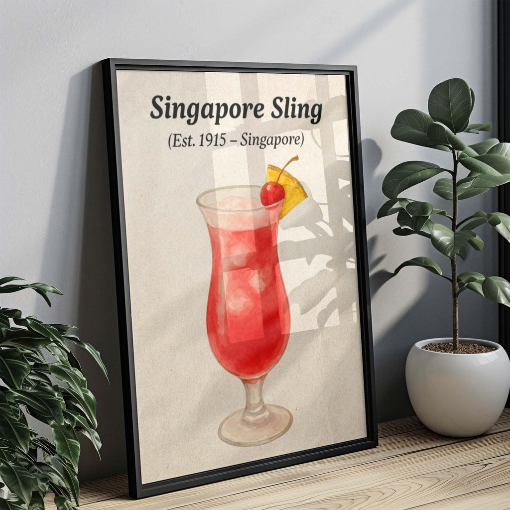 Singapore Sling Wall Art - Singapore