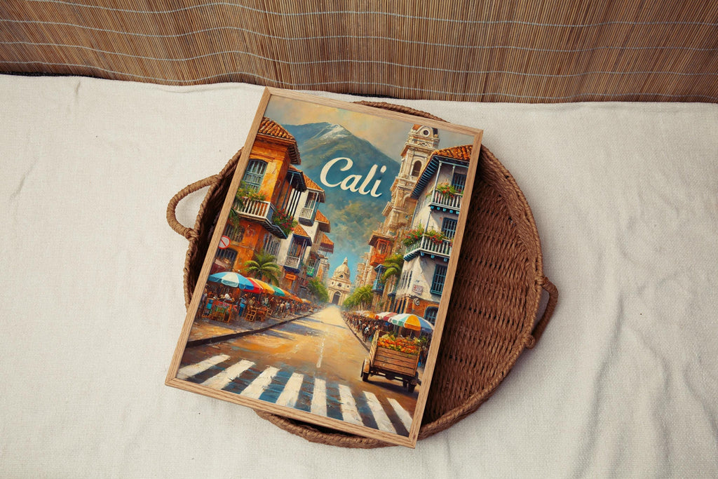 Colombia Wall Art Cali Print Travel Poster South American Decor Housewarming Gift Colombia Gift
