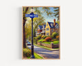 Roland Park Print - Baltimore, Maryland, USA