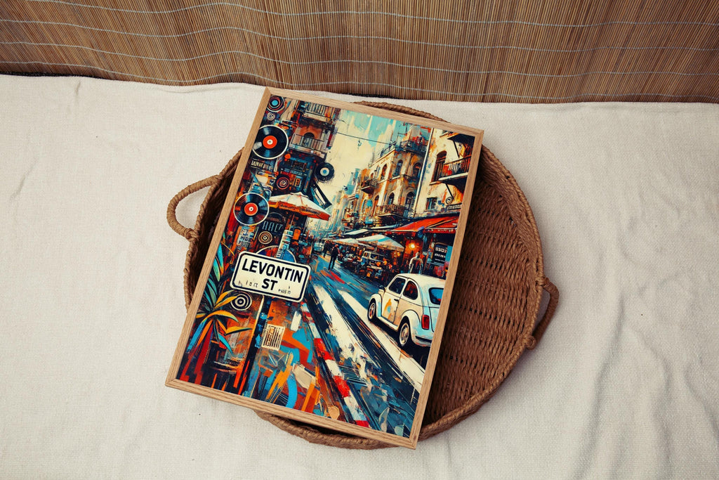 Levontin Street Print - Tel Aviv, Israel