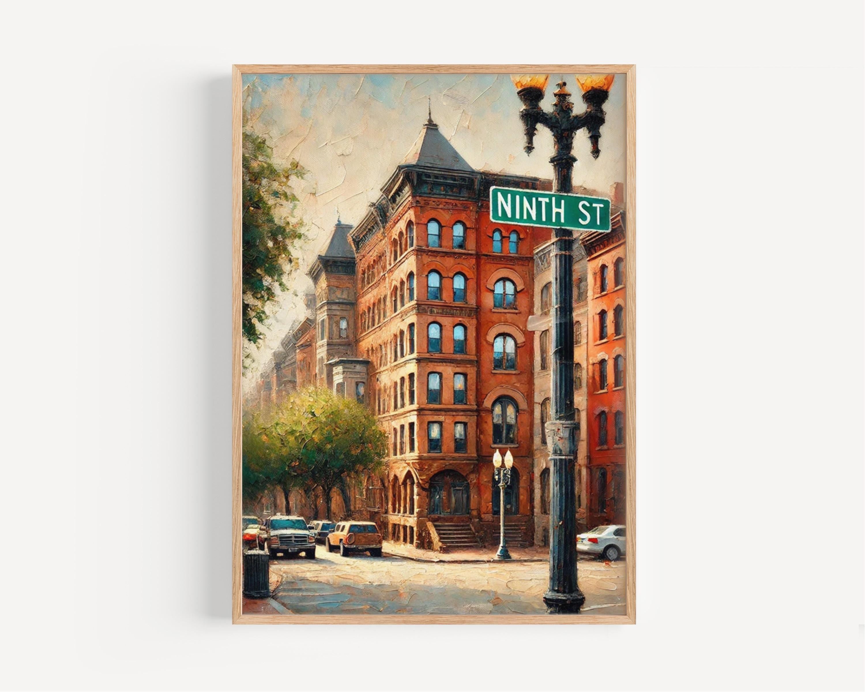 Ninth St Wall Art - Wilmington, Delaware, USA