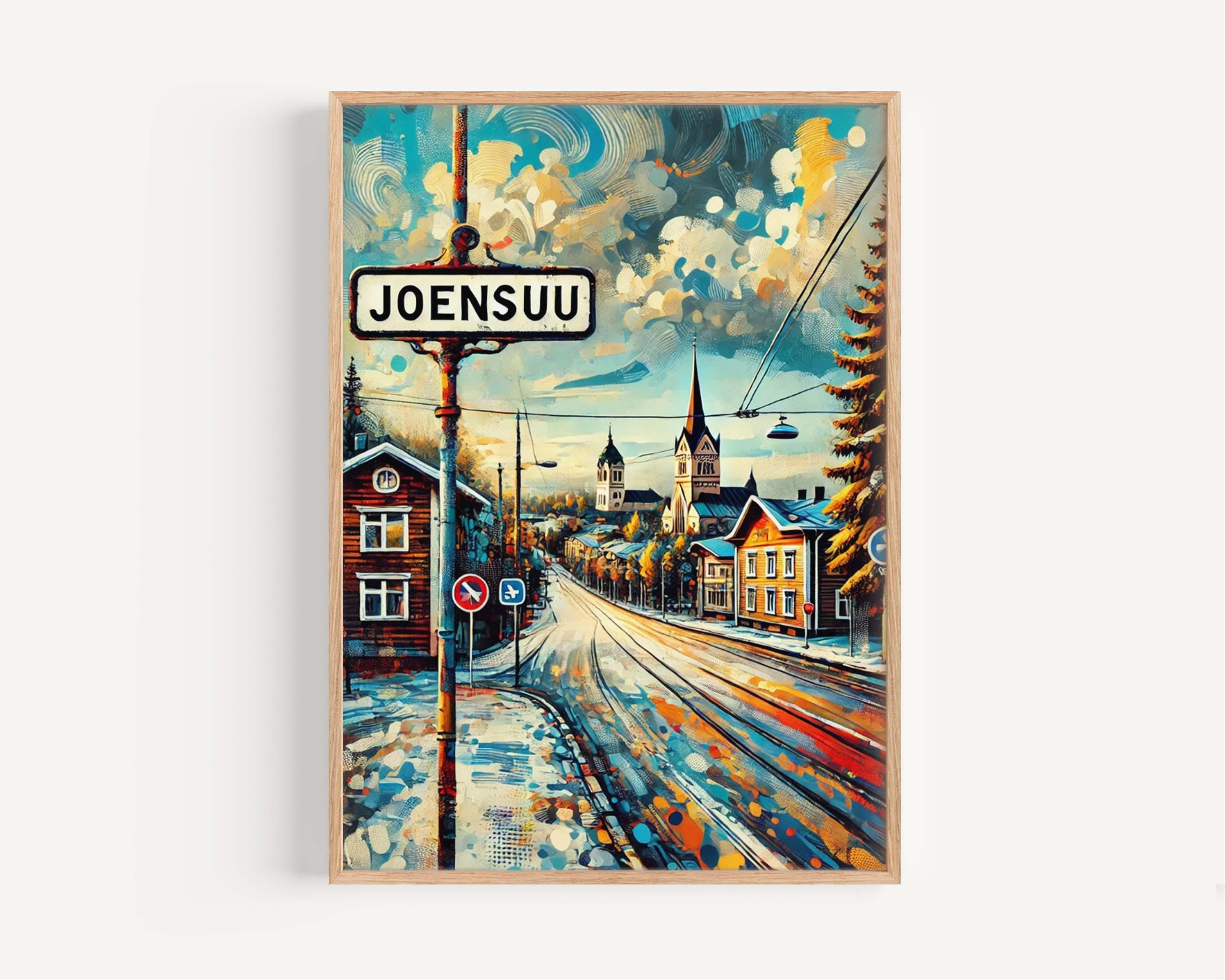Joensuu Art Print - Joensuu, Finland