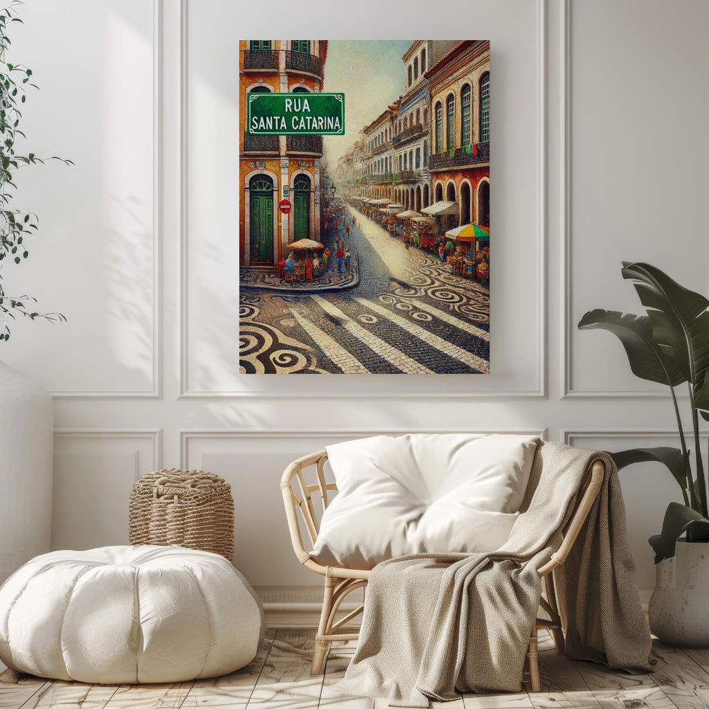 Rua Santa Catarina Print - Porto, Brazil
