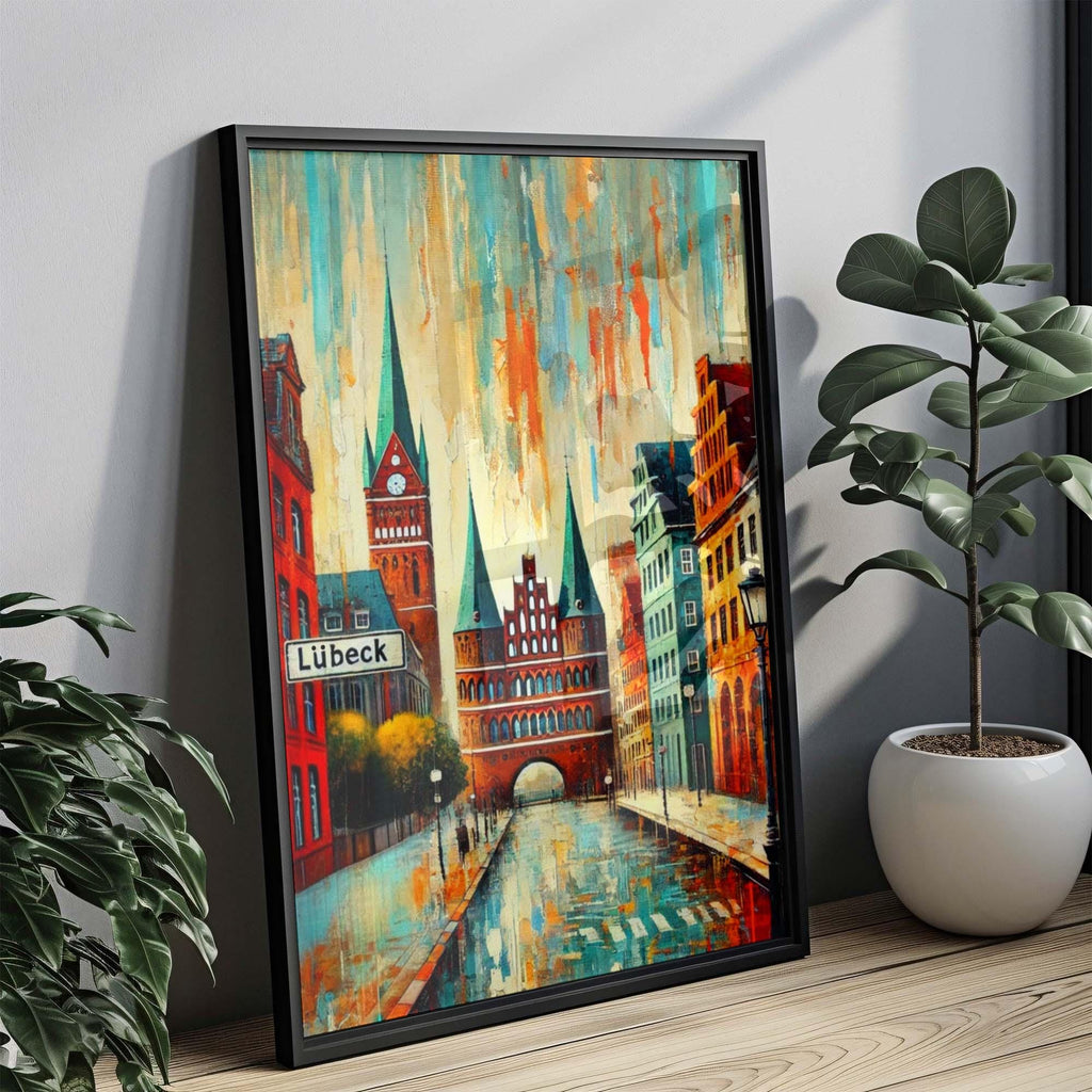 Lübeck City Print - Lübeck, Germany