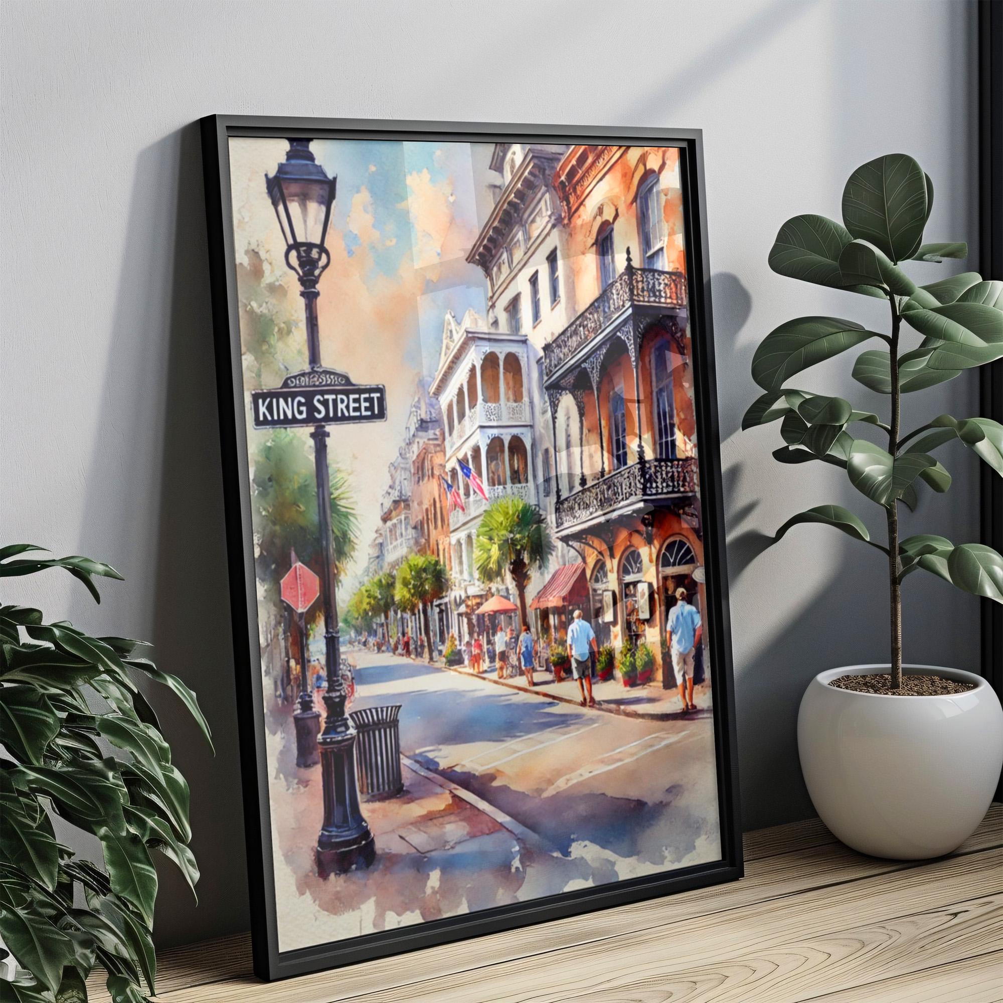King Street Print - Charleston, South Carolina, USA