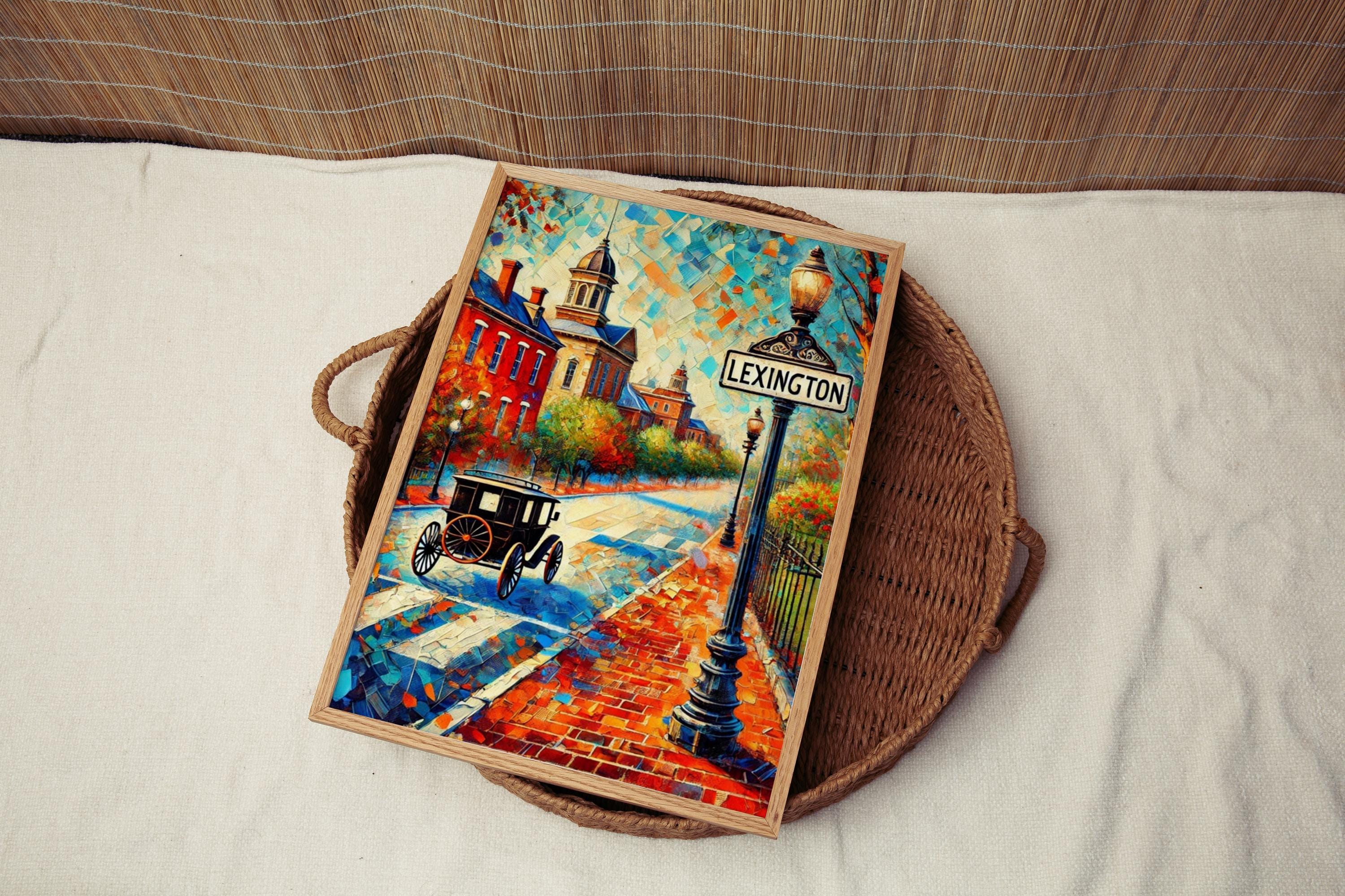 Virginia Lexington Wall Art Print - Travel Poster & American Souvenir Gift - Virginia Home Decor and Housewarming Present