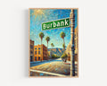 Burbank Poster - Burbank, California, USA