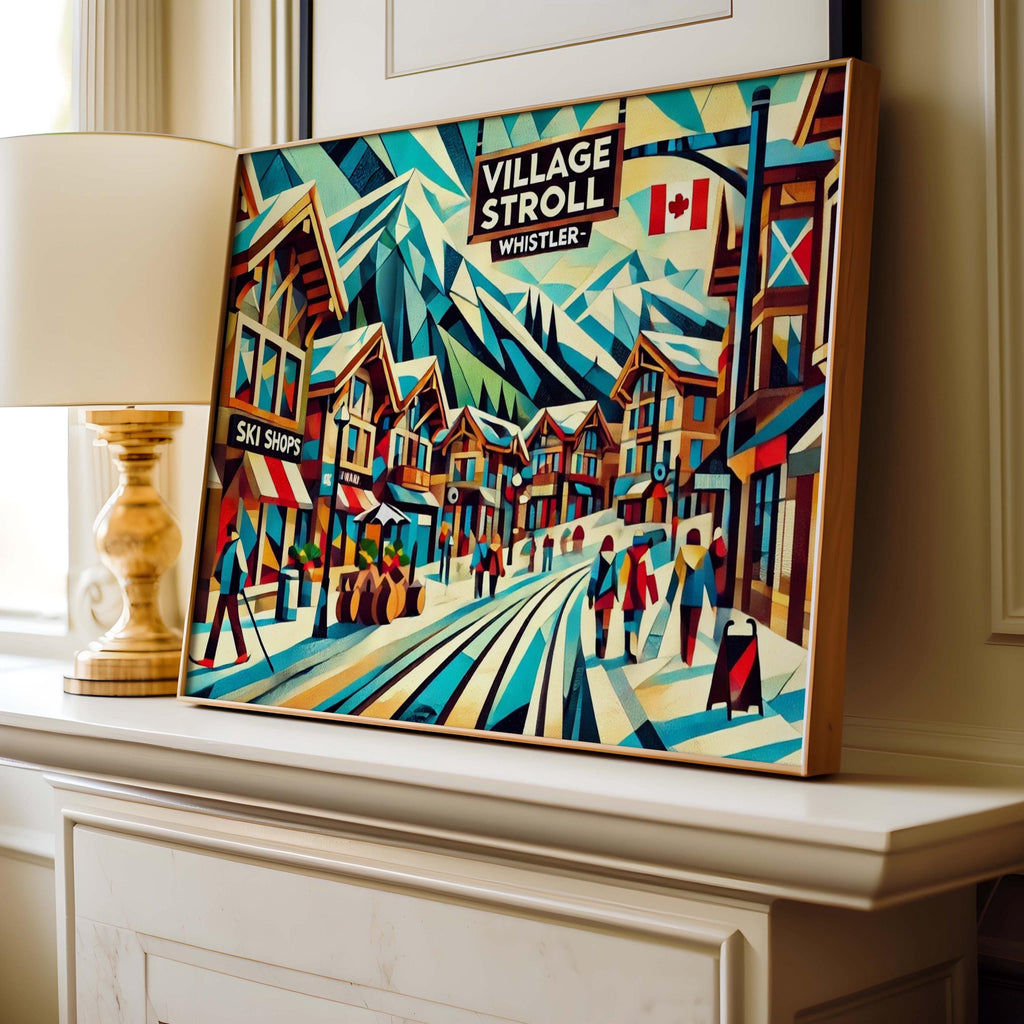 Village Stroll Print - Whistler, Canada