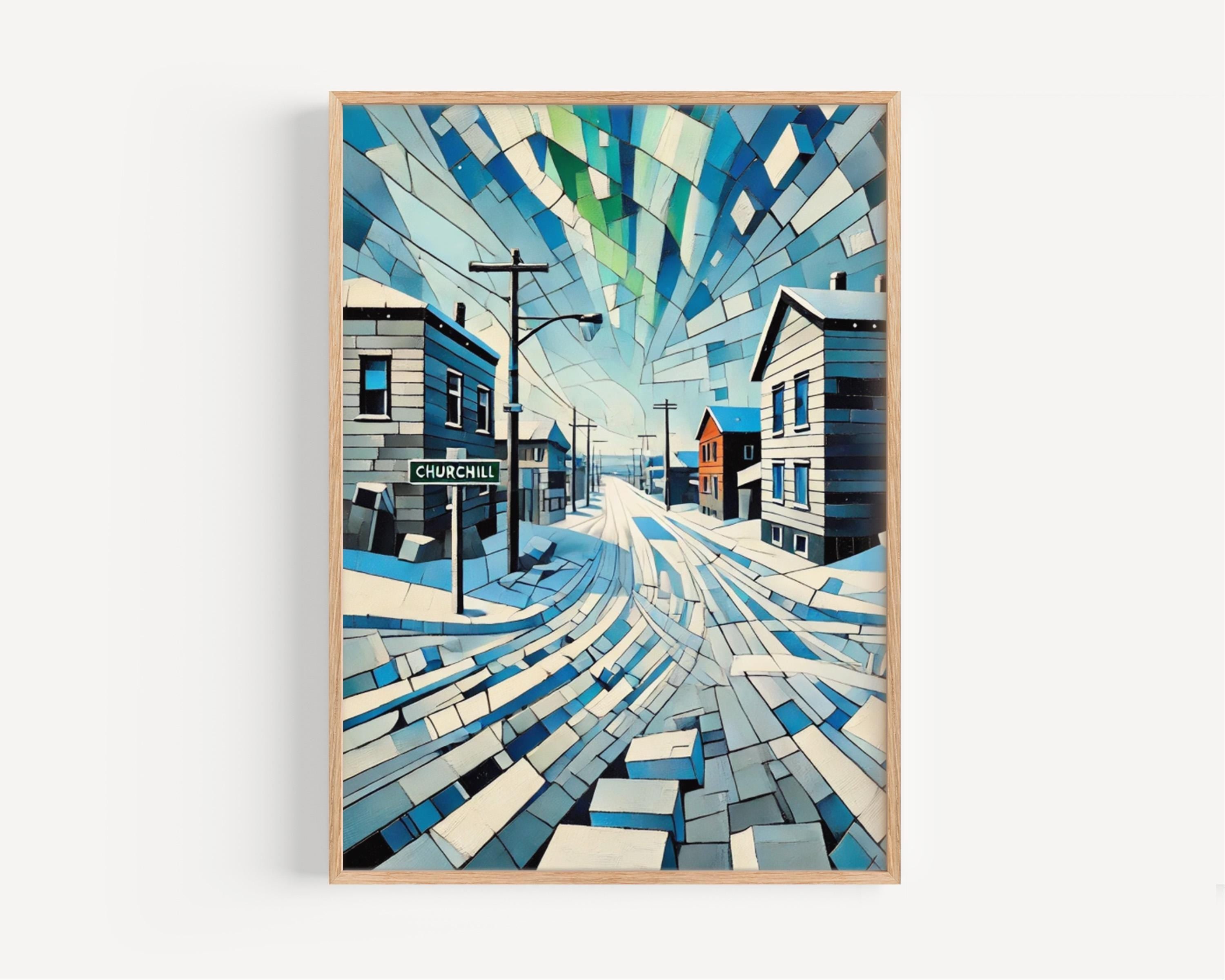 Churchill Vintage Print - Manitoba, Canada