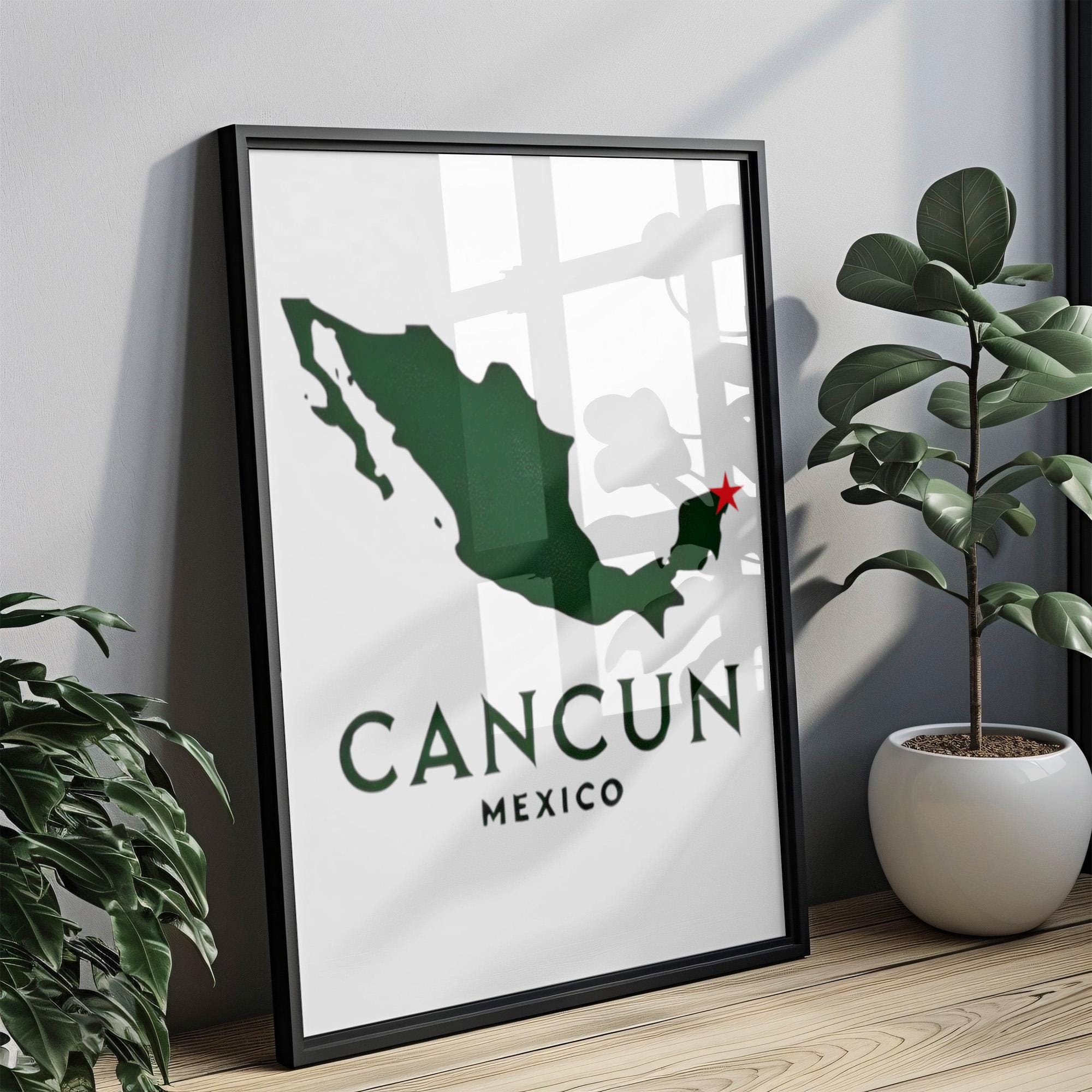 Cancun Wall Art Tropical - Cancun, Mexico