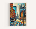 Grant St Print - Pittsburgh, Pennsylvania, USA
