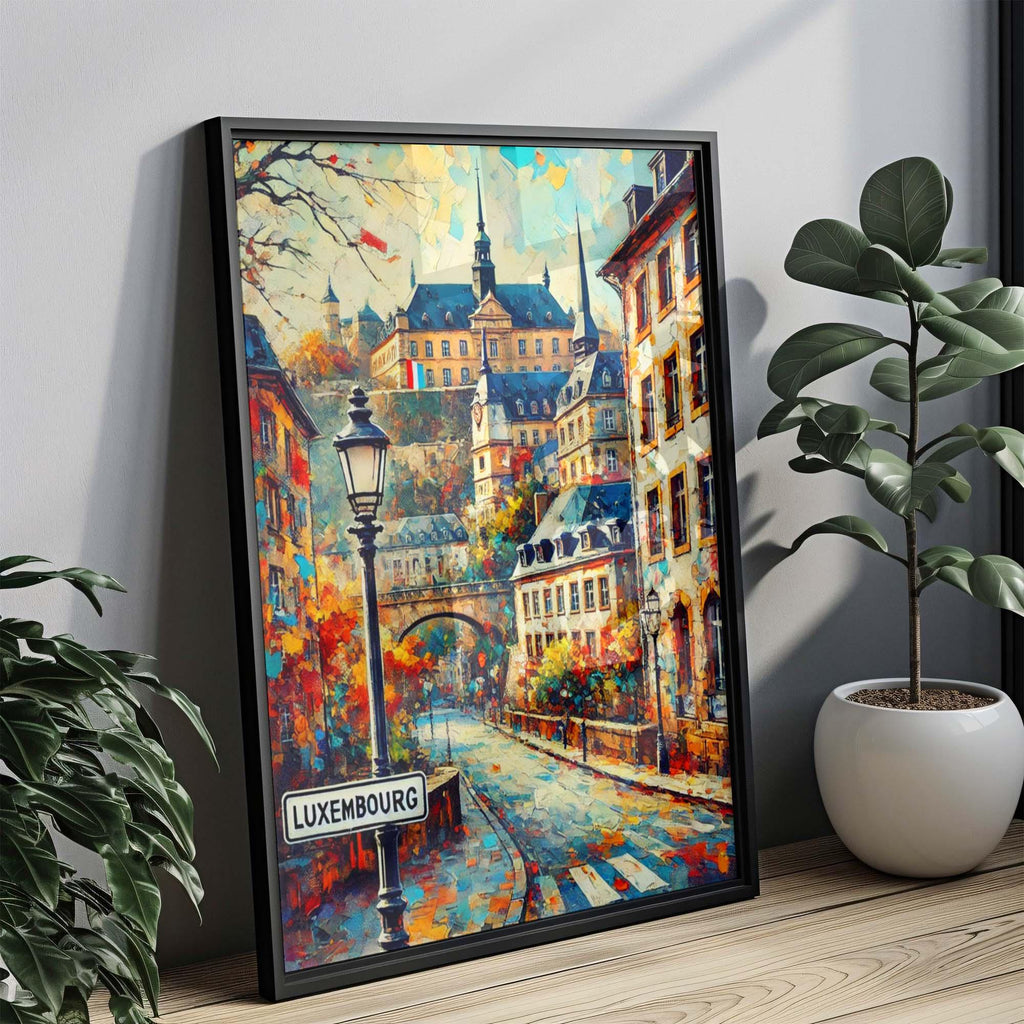 Luxembourg Print Modern - Luxembourg City, Luxembourg