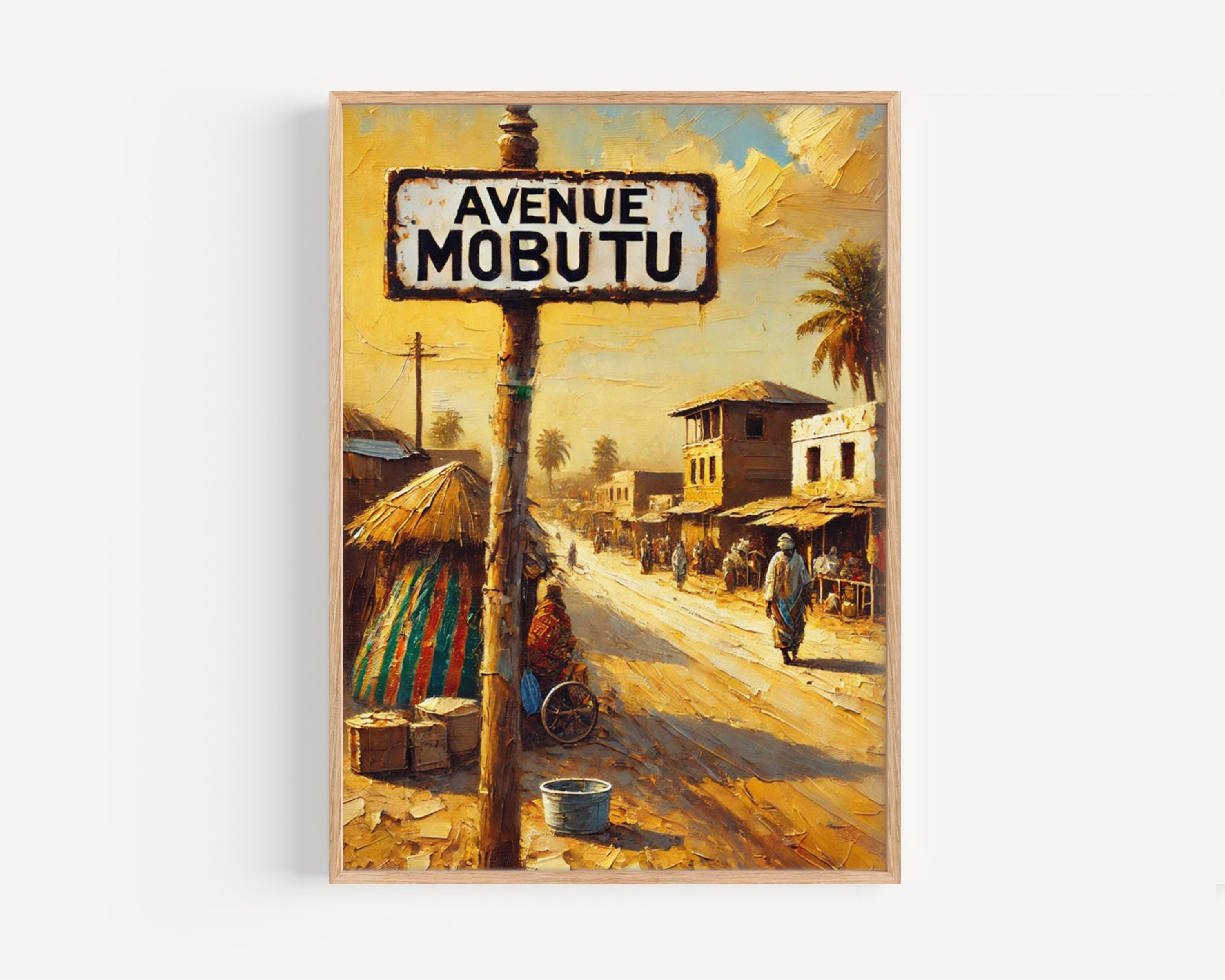 Avenue Mobutu Wall Art - N'Djamena, Chad