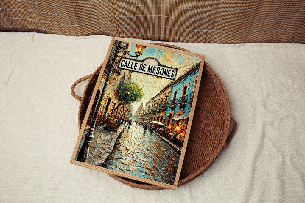 Calle de Mesones Print - Mexico City, Mexico