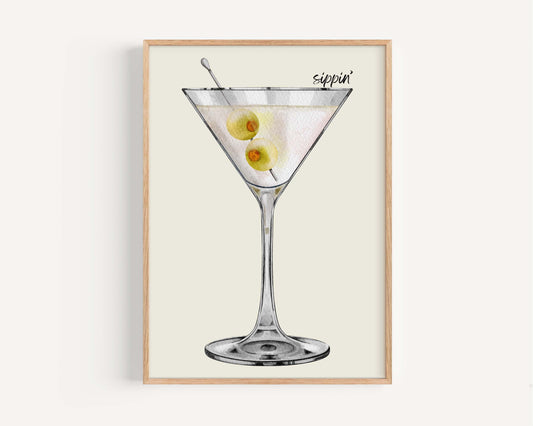 Dorm Margarita Glass Artwork