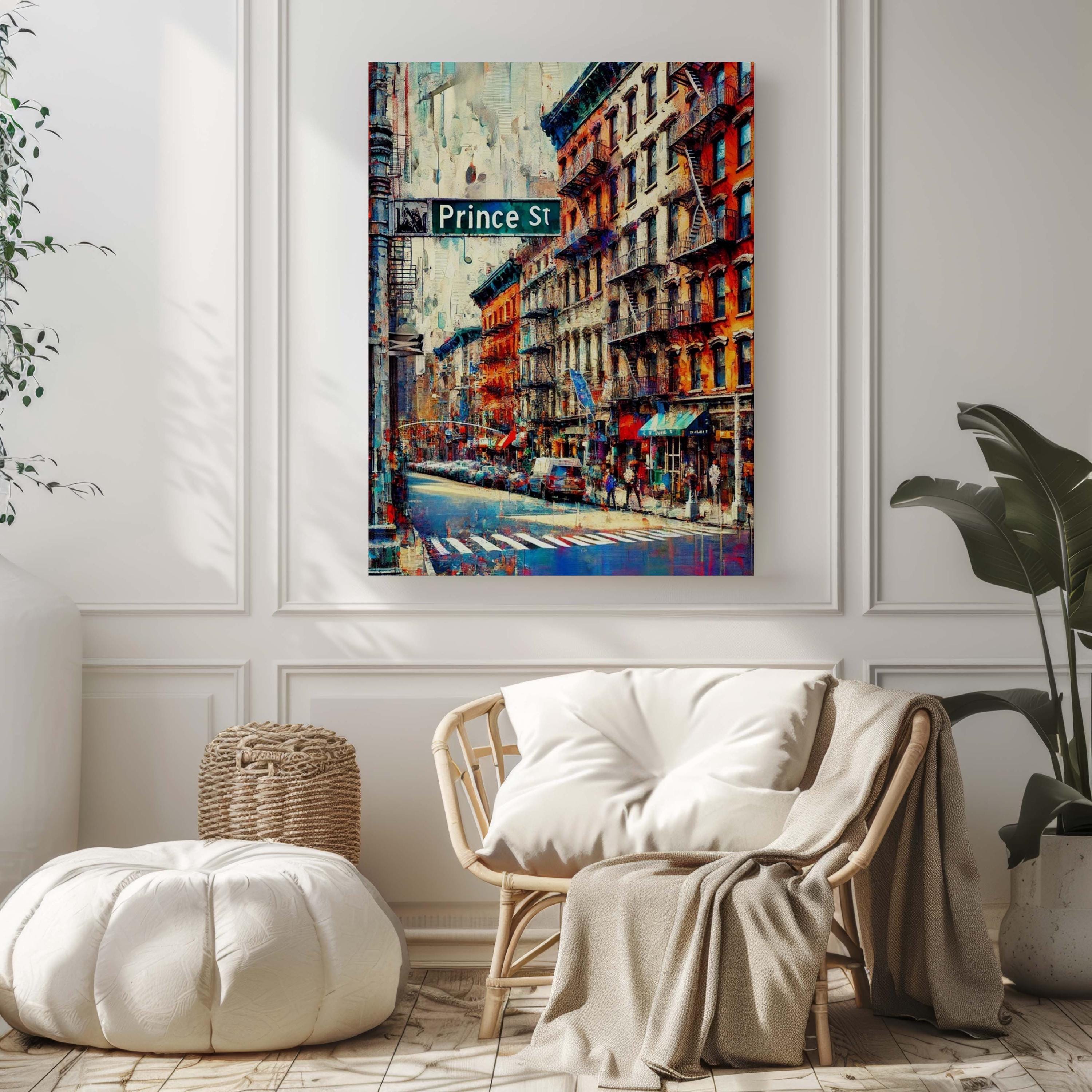 Prince St Wall Art - Manhattan, New York, USA
