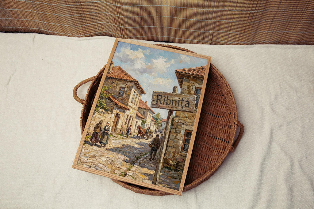 Ribnita Moldova Wall Art Print: Dniester River Travel Poster