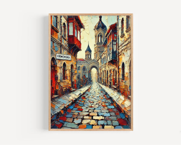 Virmenska Street Wall Art - Lviv, Ukraine