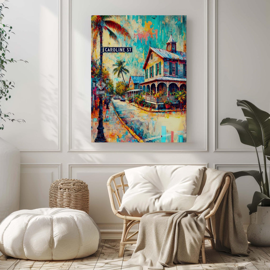 Caroline St Coastal Print - Key West, Florida, USA