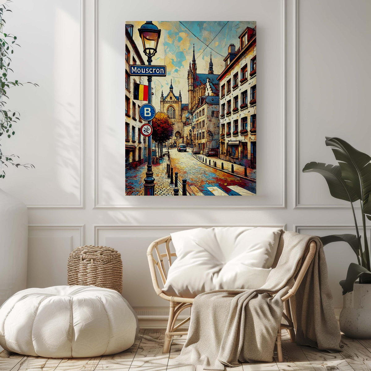 Mouscron Wall Print - Mouscron, Belgium