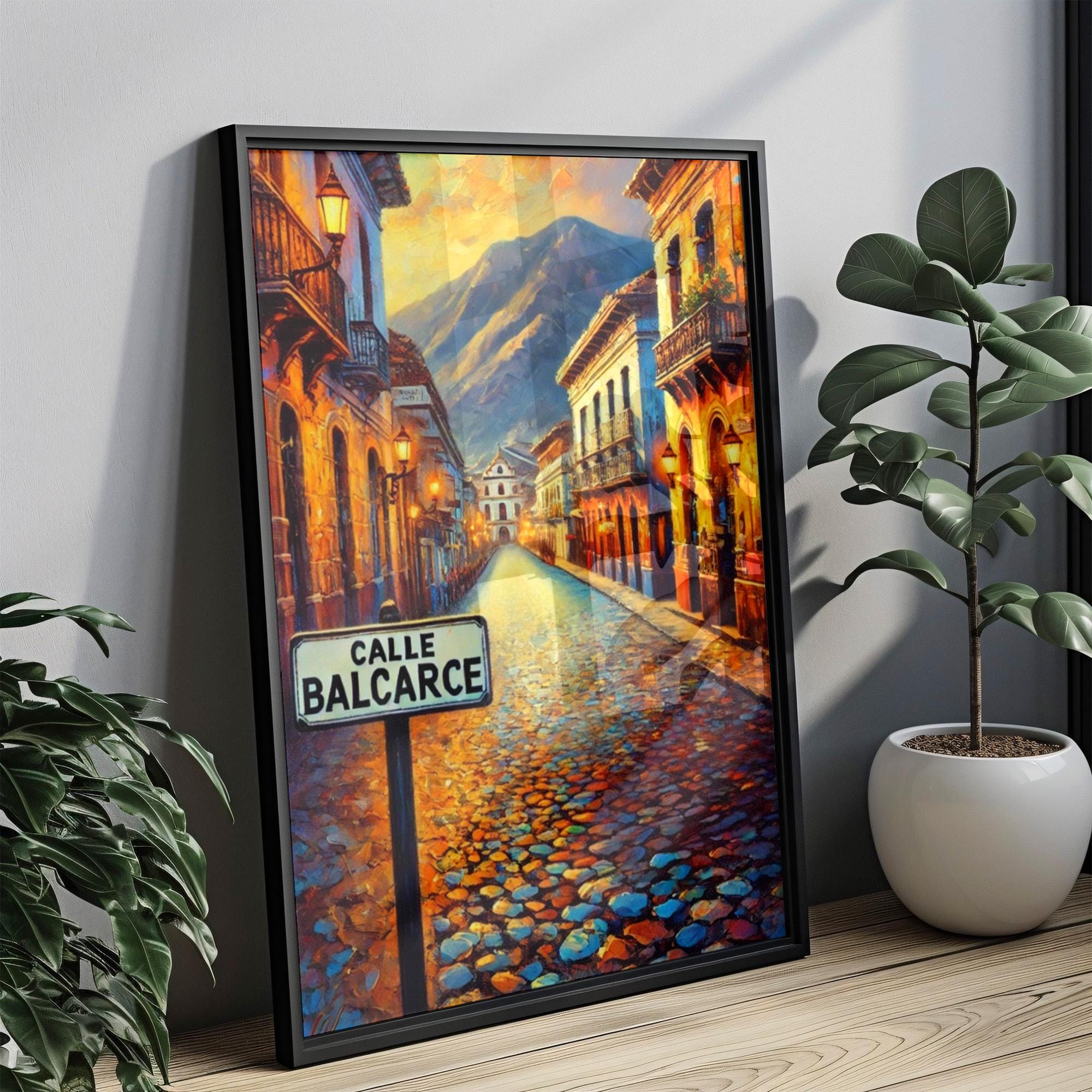 Calle Balcarce Print - Salta, Argentina