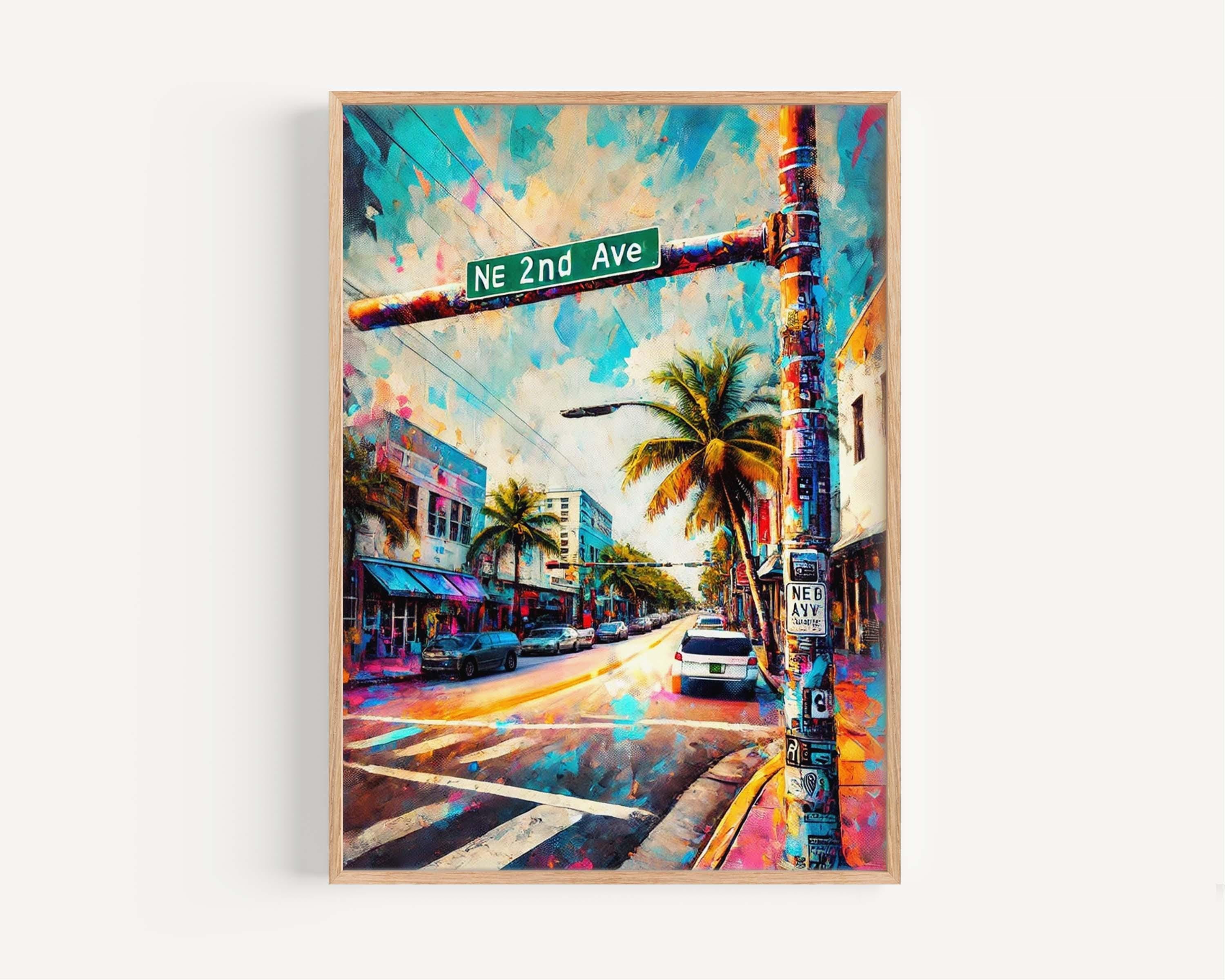 NE 2nd Ave Print Modern - Miami, Florida, USA