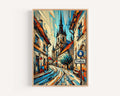 Trebic Wall Art Cityscape - Trebic, Czech Republic