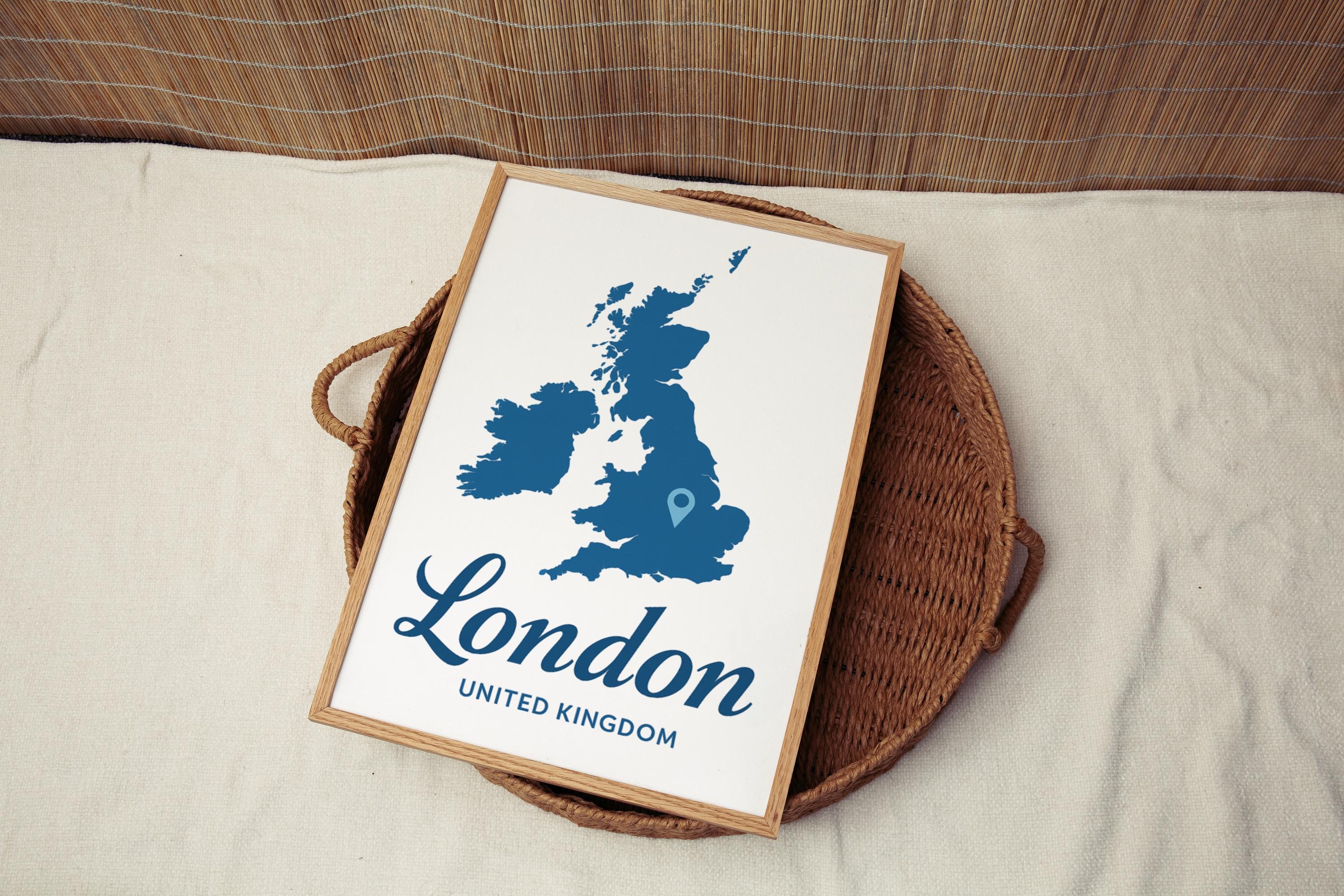 London Map Print - London, United Kingdom