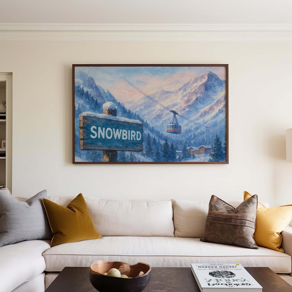 Snowbird Ski Resort Print - Utah, USA