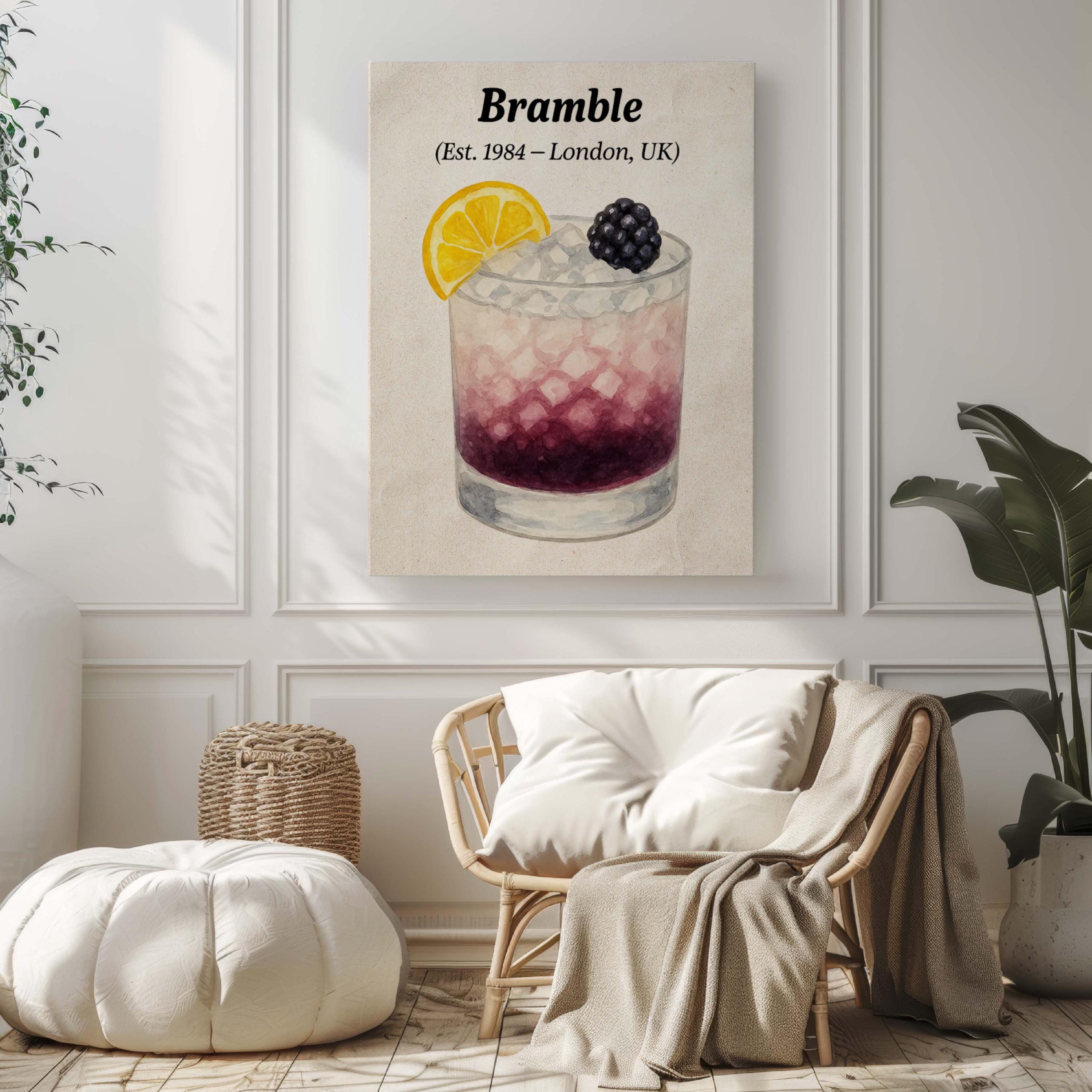 Bramble Cocktail Print
