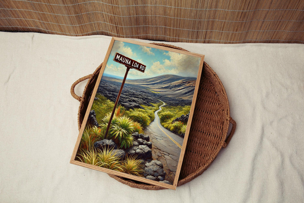 Mauna Loa Road Poster - Hawaii, USA