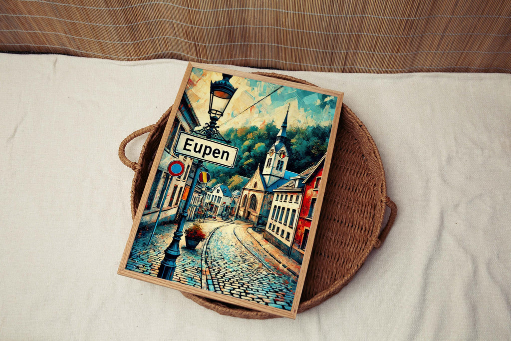 Eupen Travel Print - Eupen, Belgium