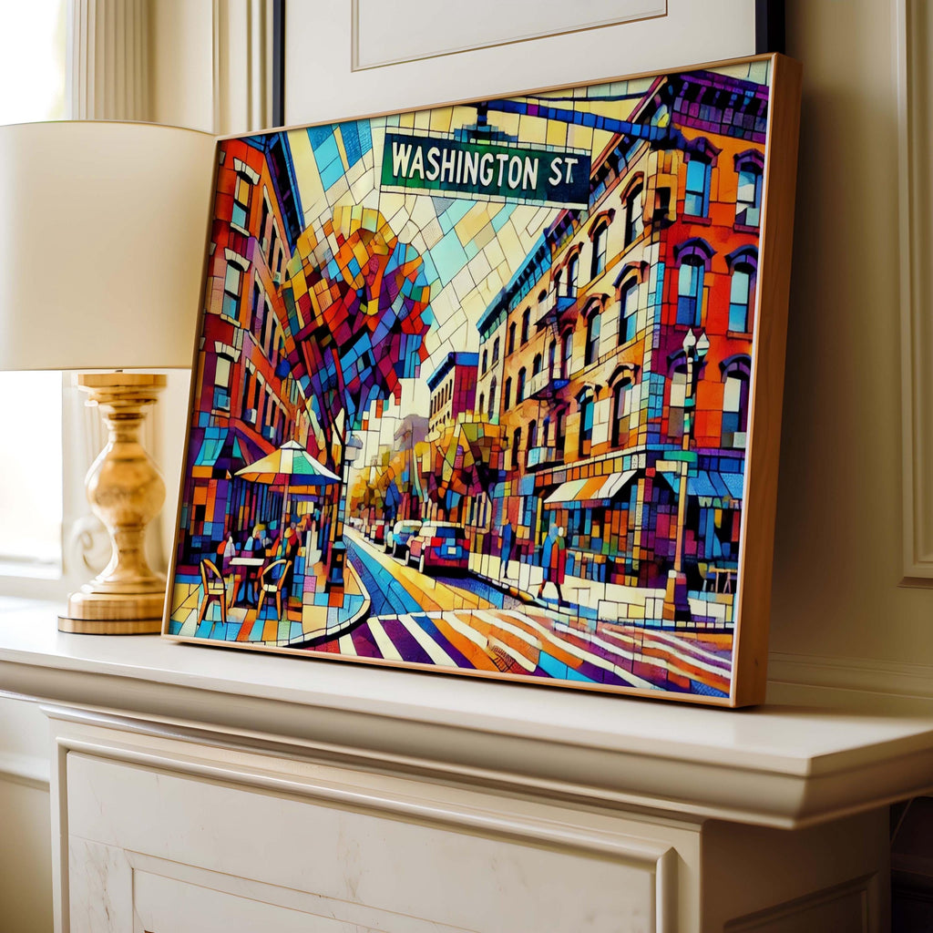 Washington Street Print - Hoboken, New Jersey, USA