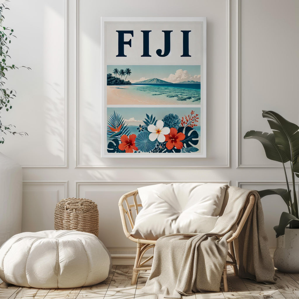 Fiji Beach Tropical Wall Art - Fiji