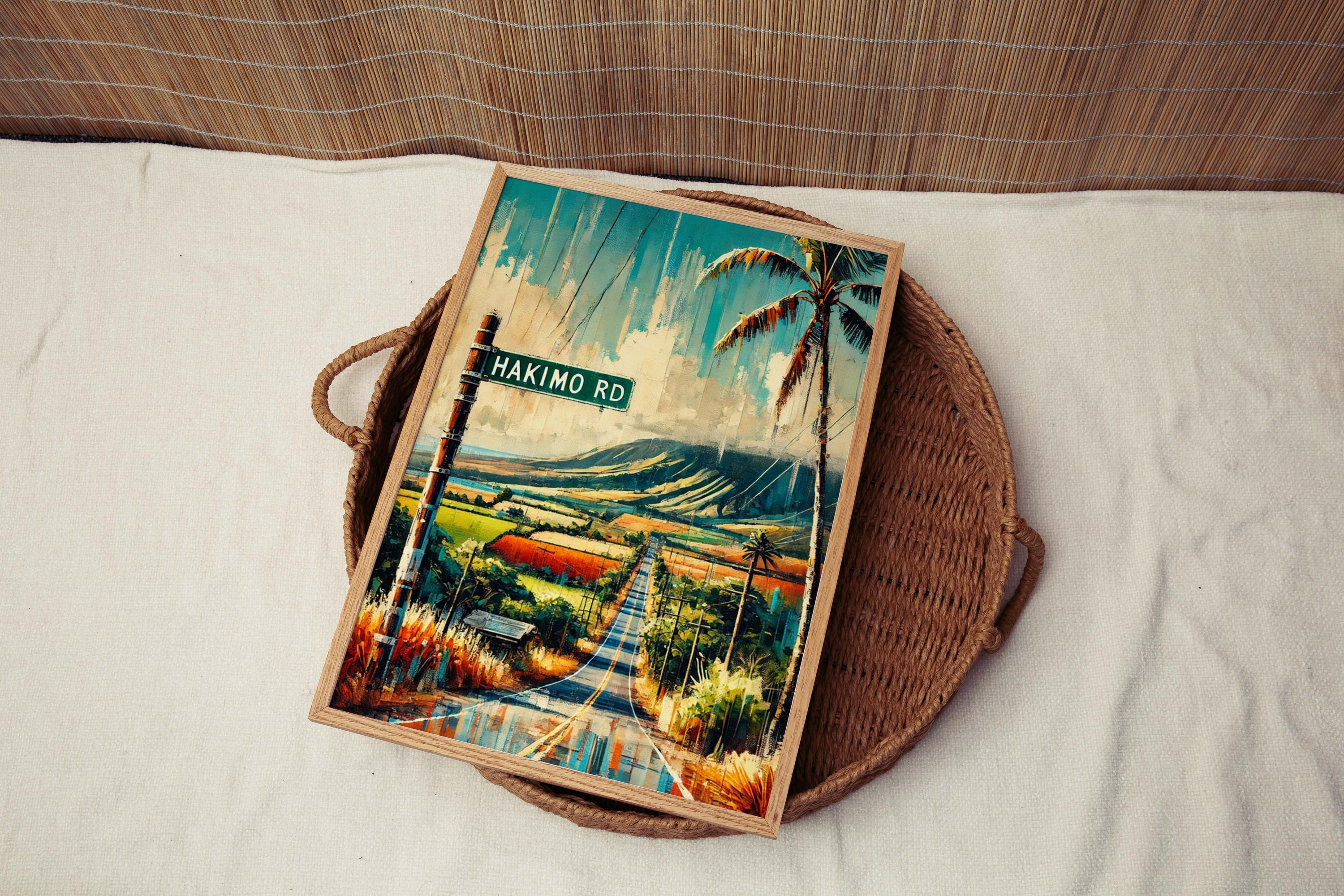 Hakimo Road Print - Oahu Wall Art, Honolulu Travel Poster, Hawaii Beach Decor, Waianae Scenic Gift, Housewarming & Travel Lover Present